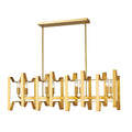 Polished Metallic Gold 8 Light Island Light X5369