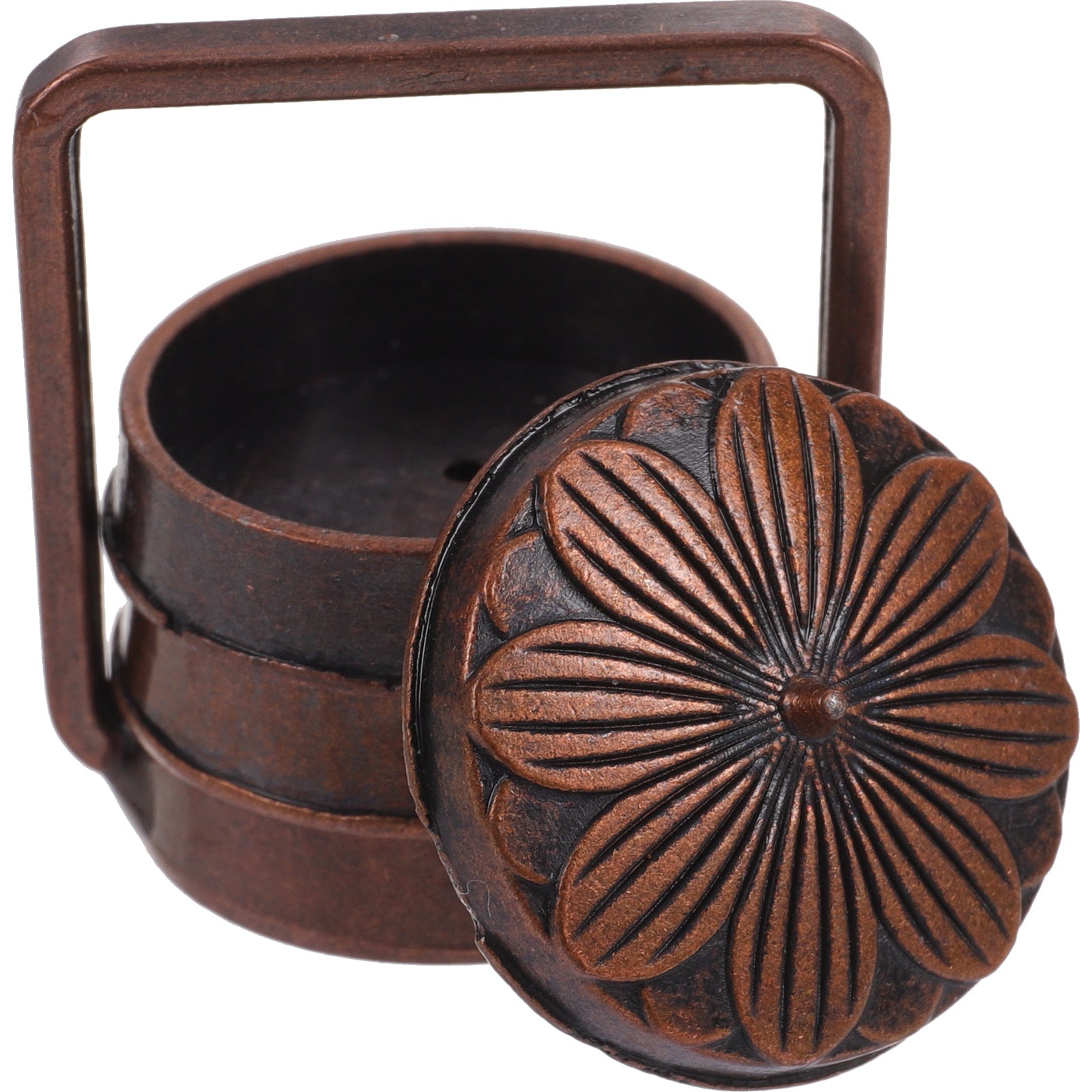 Small Metal Basket Miniature Doll House Decor O11969