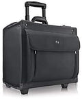 Black Rolling Hard Sided Catalog Case With Dual Combination Locks P784499