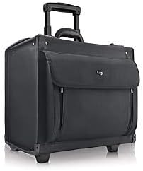 Black Rolling Hard Sided Catalog Case With Dual Combination Locks P784499