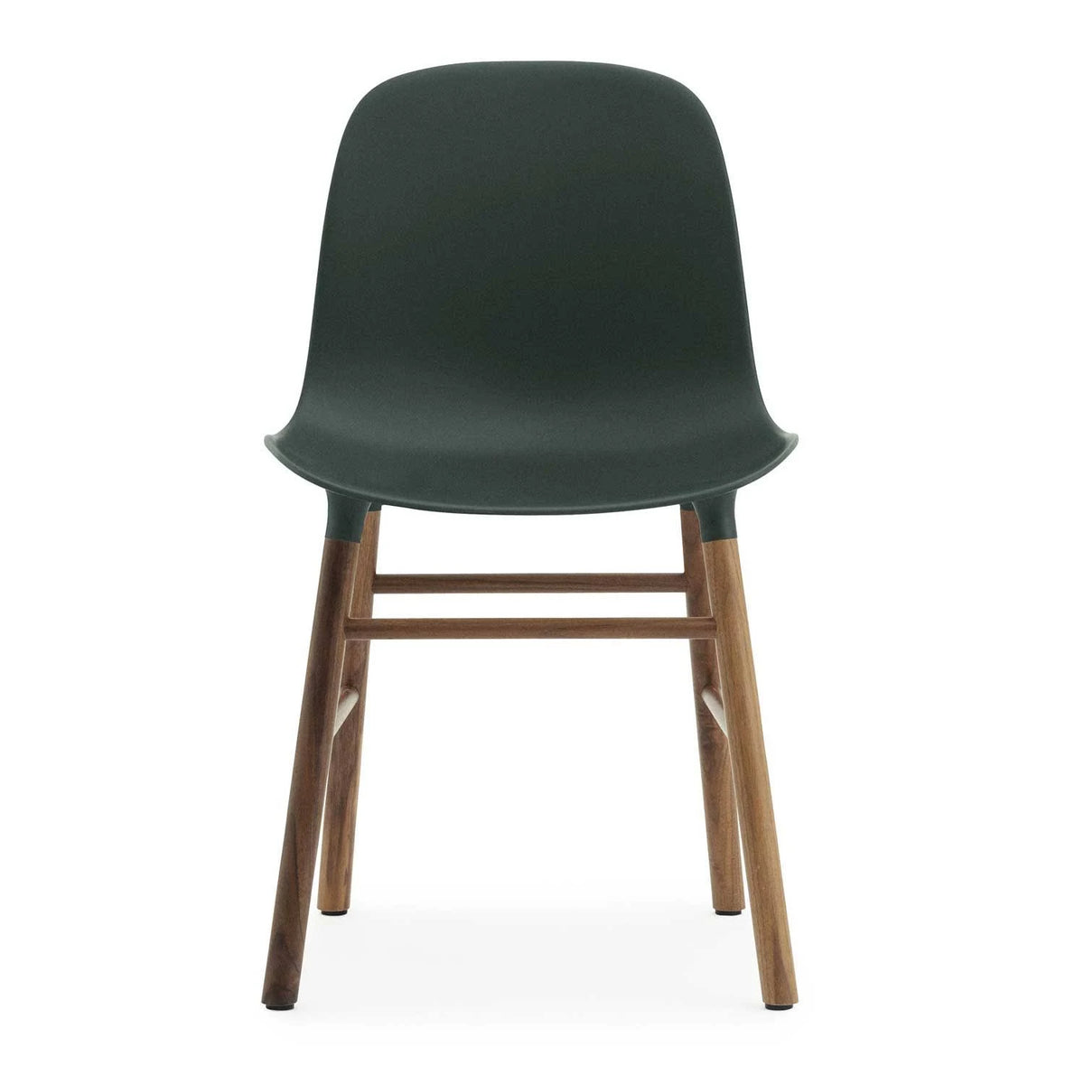 Walnut Green Wood Legs Chair F624