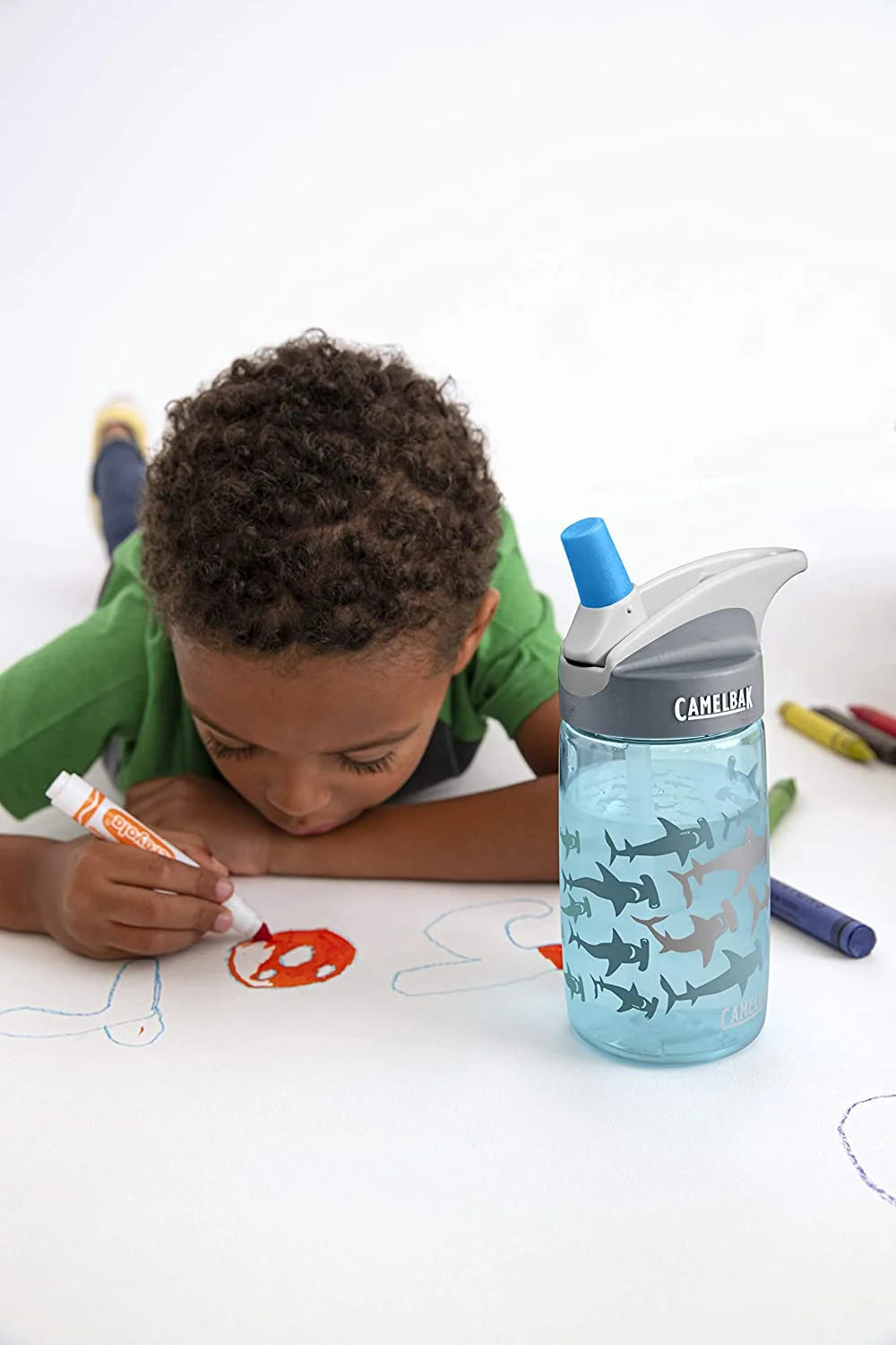 Kids Water Bottle with Big Bite Valve, BPA-Free B7659