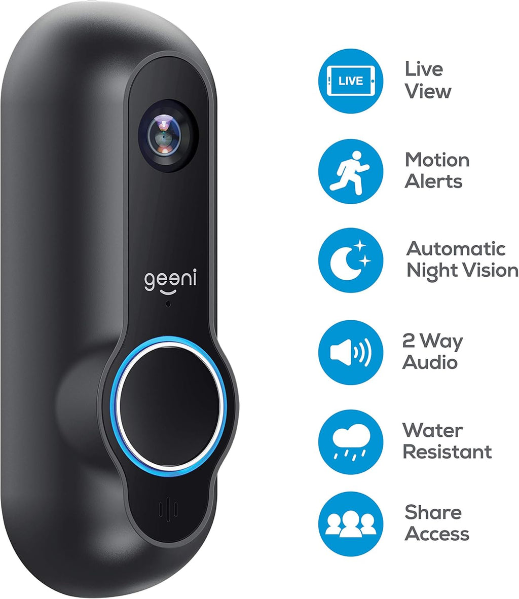 Smart Wifi Doorbell with HD Camera and Night Vision O5161