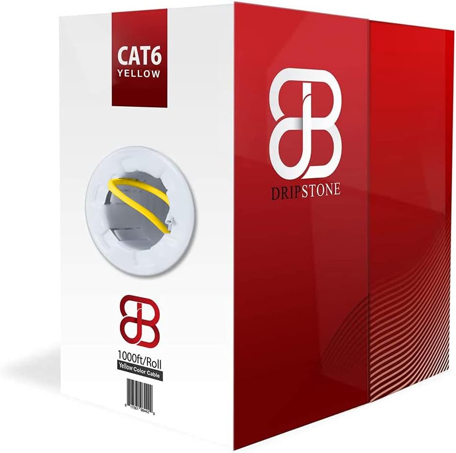 Cat6 Utp Solid Ethernet Cable 1000-feet White O579