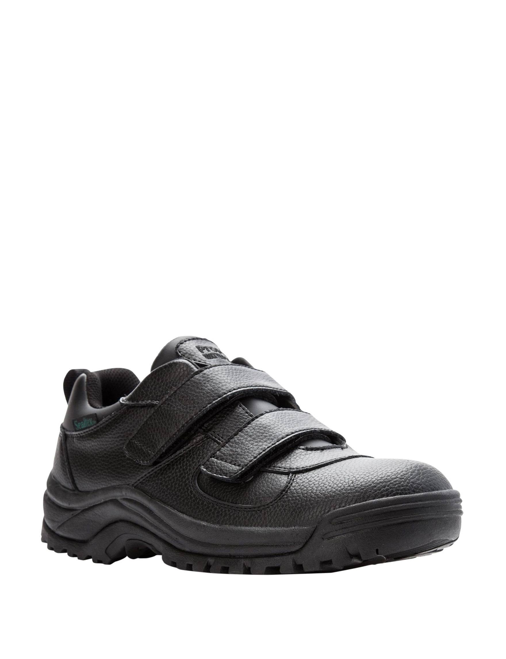 Men's Propet Cliff Walker Low Strap Black Grain Size 15 A722