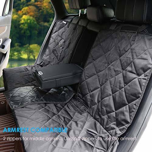 100% Waterproof Pet Car Seat Cover with Armrest T51509