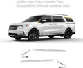 A-Pillar Post Trim and Quarter Trim for Kia Carnival 2022 (4PCs) Chrome Finish Tape-On Style E915