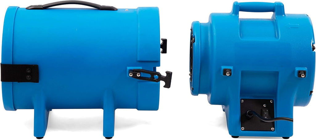 Plastic Compaxial Blower with 25' Ducting and Canister Assembly (8inch) T797