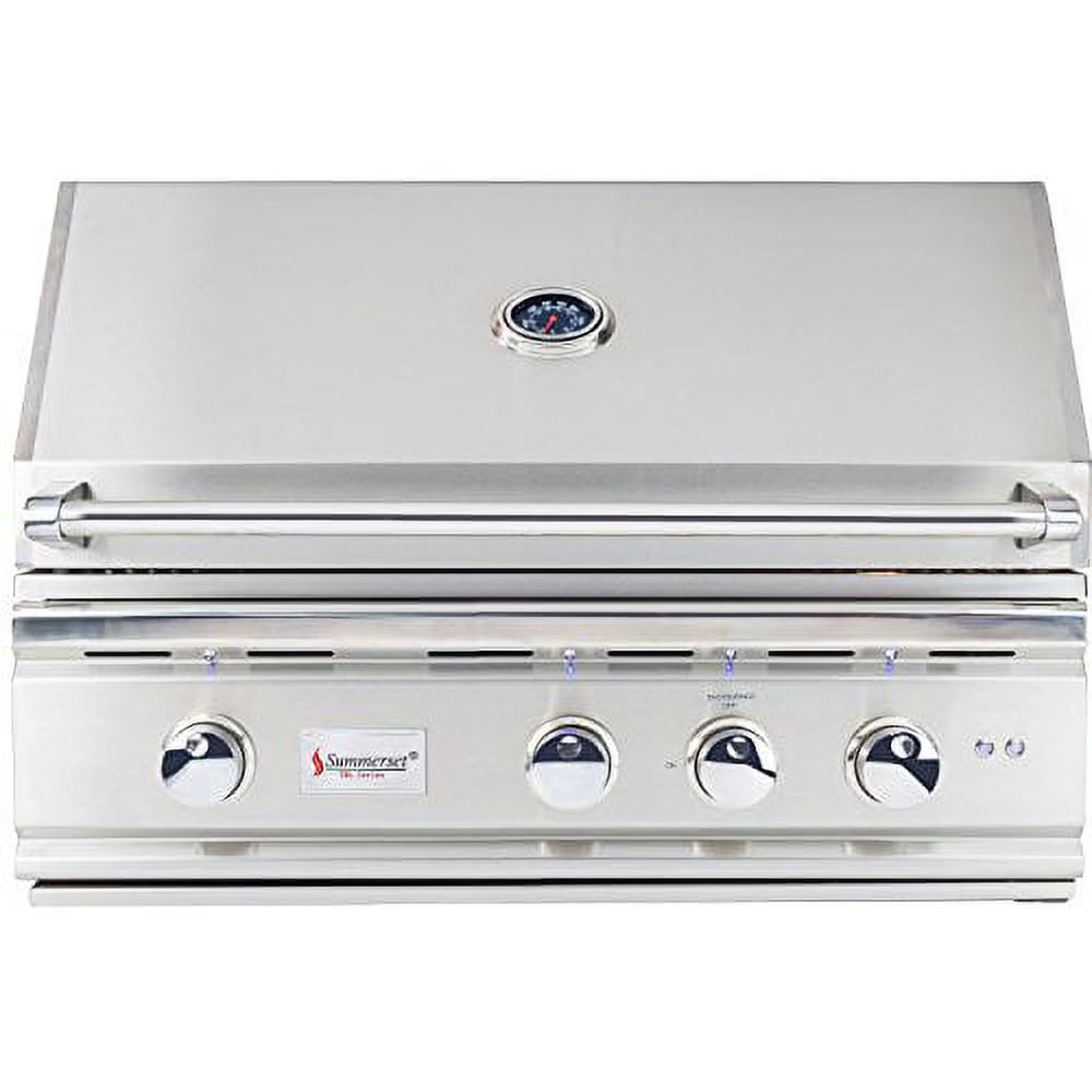 32-inch 3-burner Built-in Propane Gas Grill With Rotisserie H8085