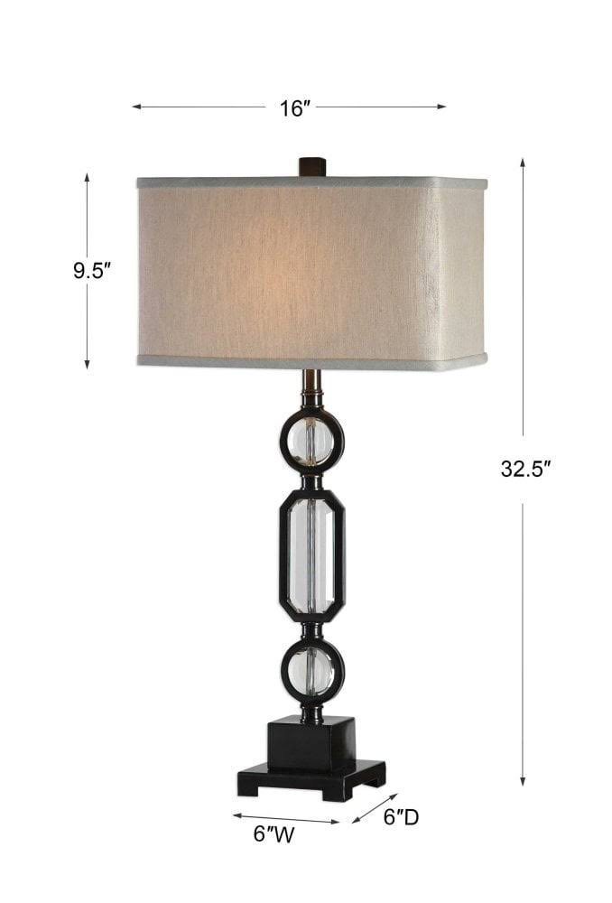 Bronze Crystal Lamp I964