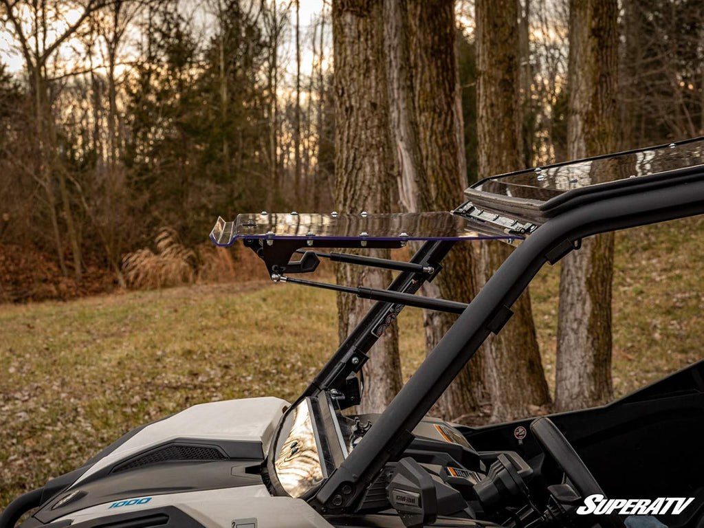 Flip Windshield for Can-Am Maverick Trail 800/1000, 1/4" Clear Scratch Resistant Polycarbonate S42027