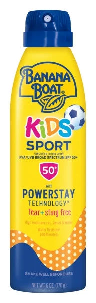 Kids Sport Continuous Sunscreen Lotion Spray SPF 50+ 6 oz (Pack of 3) X11090