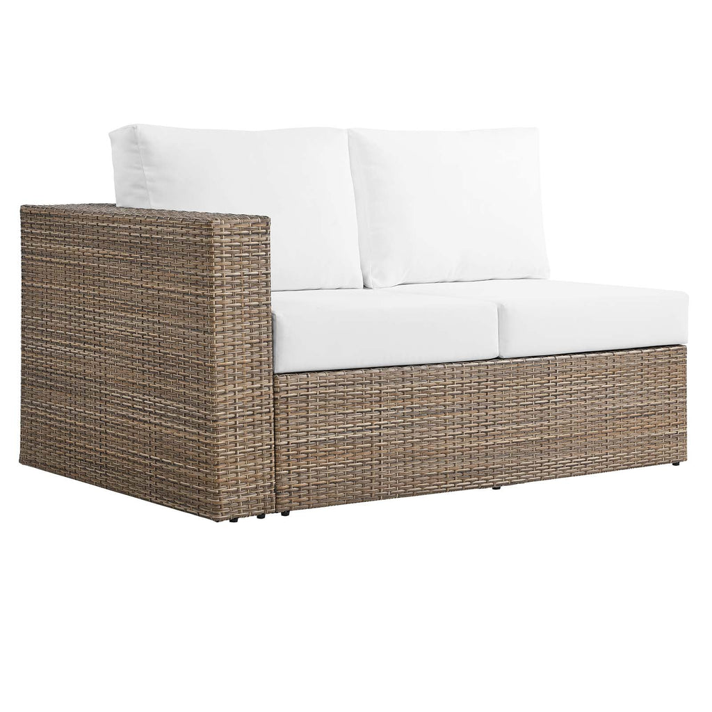 Outdoor Patio Sectional Sofa and Ottoman Set D69105