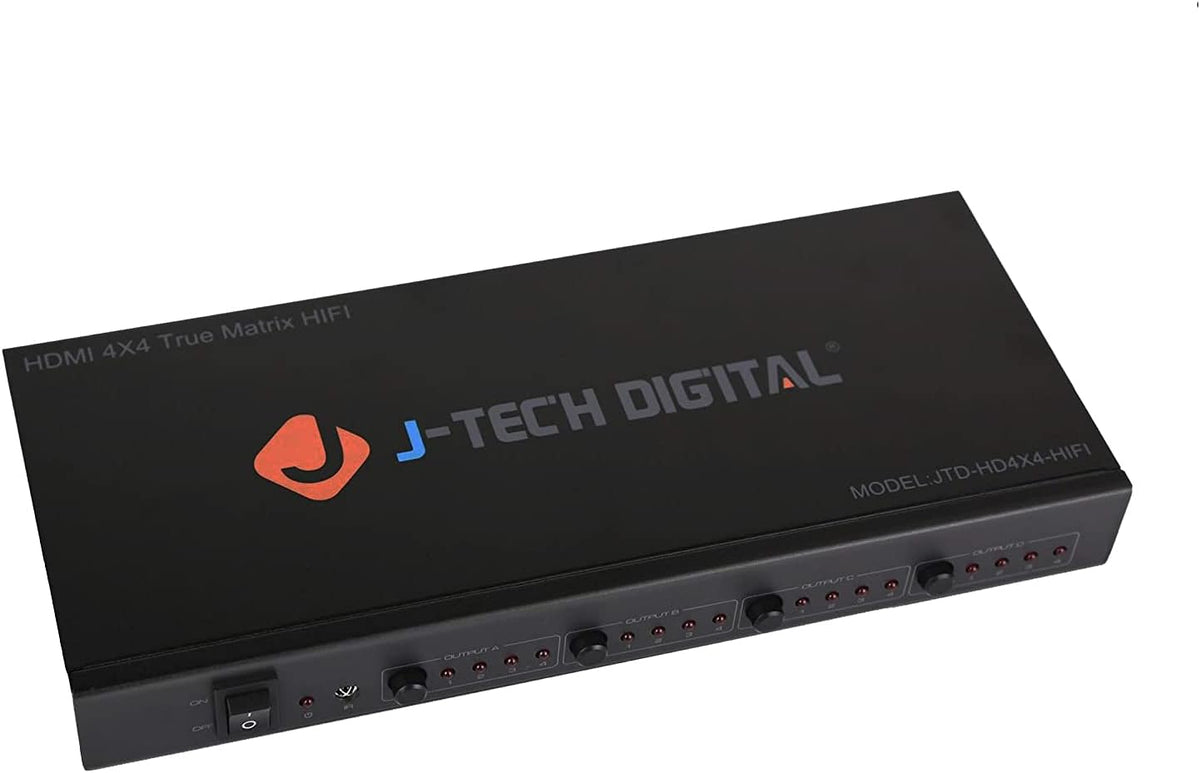 4K 60Hz 4x4 HDMI Matrix Switch with Downscaler EDID HDCP 2.2 HDMI 2.0 W2680