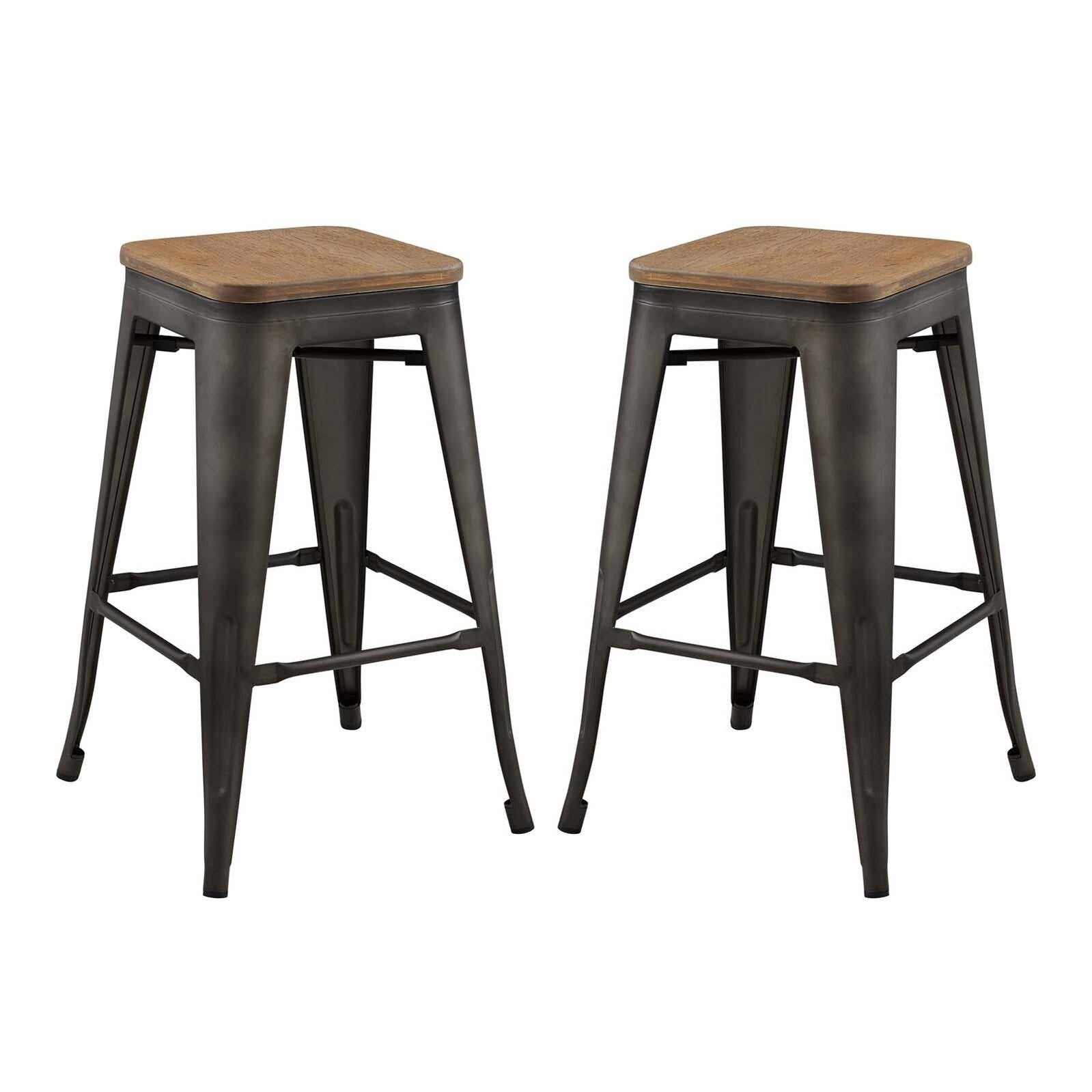 Brown Promenade Counter Stool Set of 2 C196282