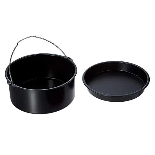 Black Round Air Fryer Accessories Set of 2 L13849