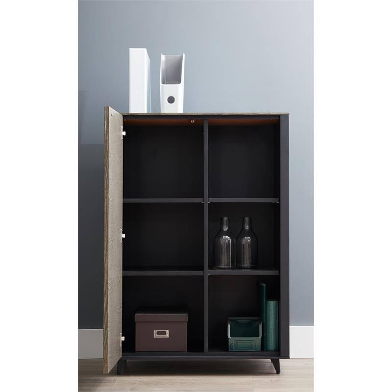 Grey Ash / Black Bookcase K799848