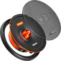 6.5 Inch 4 Ohm 150 Watts Max Power Midrange Car Speaker with Grill Pack of 2 H782