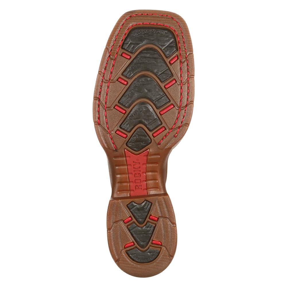 Brown Carbon Fiber Toe Western Boots I92246