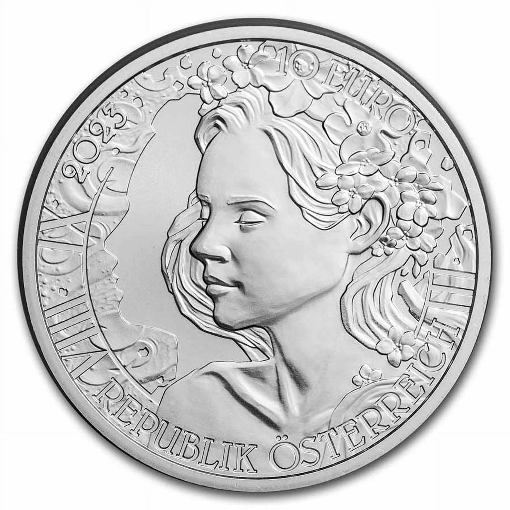 Silver €10 Language of Flowers Coin T83660