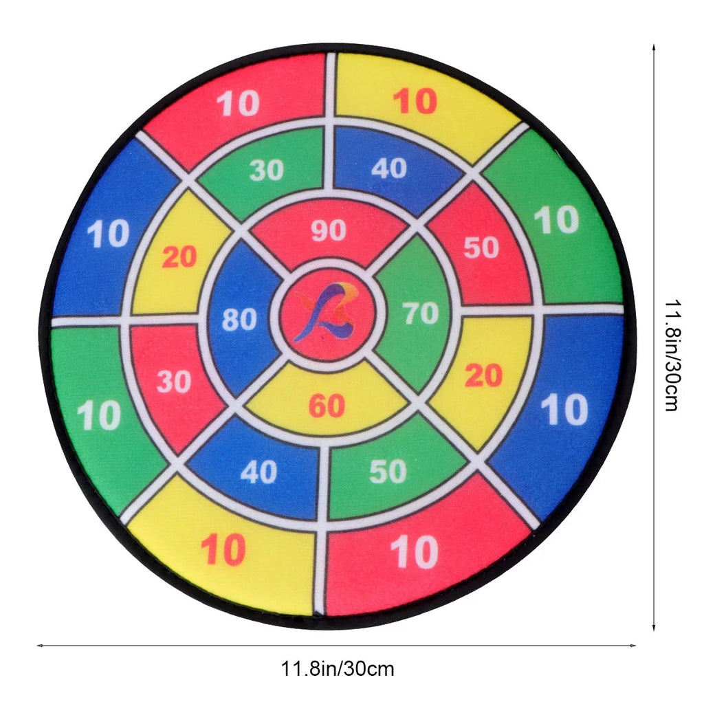 Safety Dart Board Toy Set with Sticky Ball and Darts E416