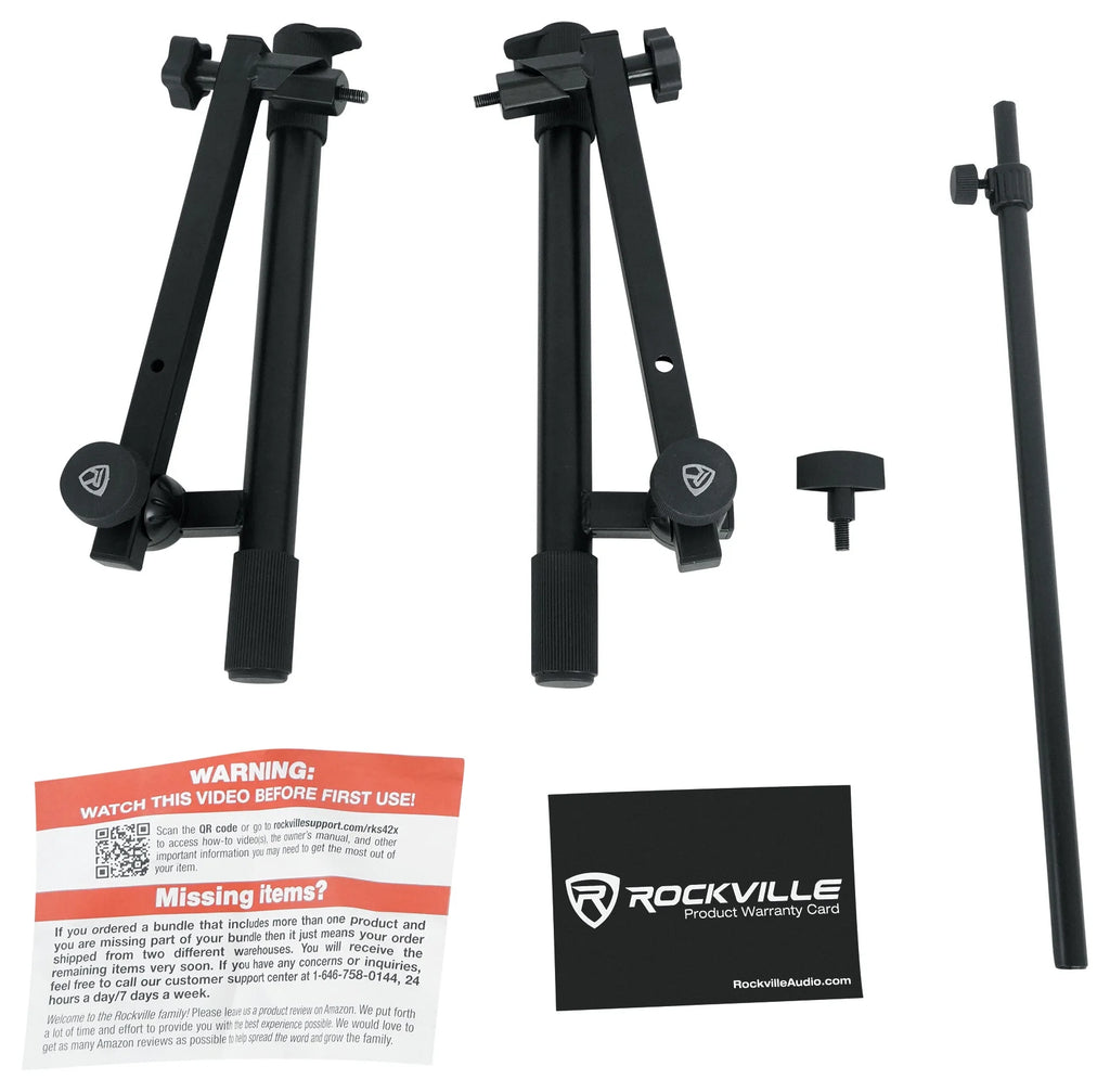 2-Tier X-Stand Keyboard or DJ Stand with Quick Release and Shelf I923