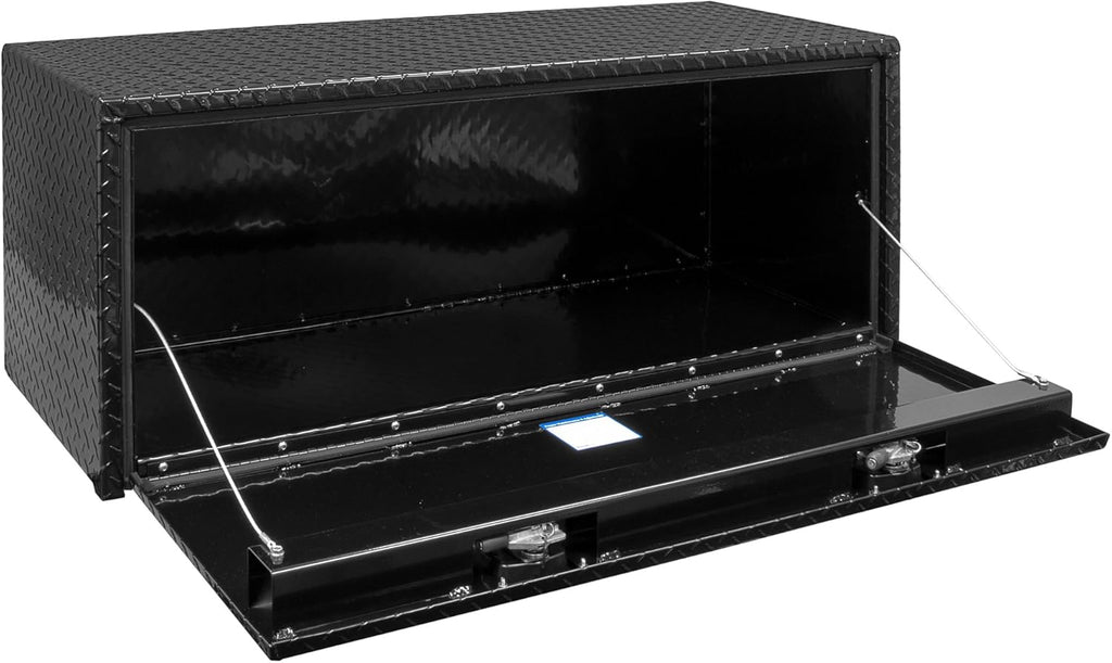 White Steel Underbody Truck Box with T-Handle Latch S21669