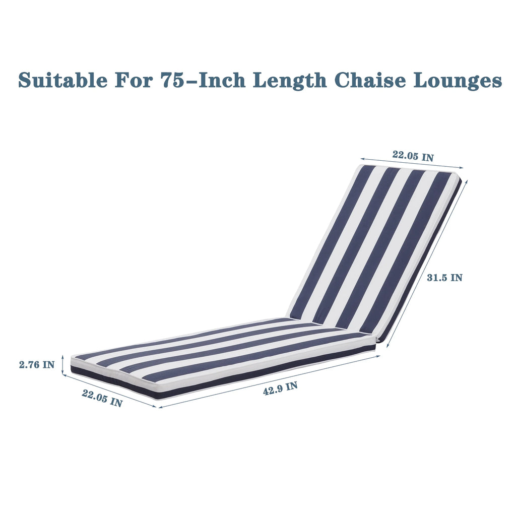 Outdoor Lounge Chair Cushion Replacement Seat Cushion X743998