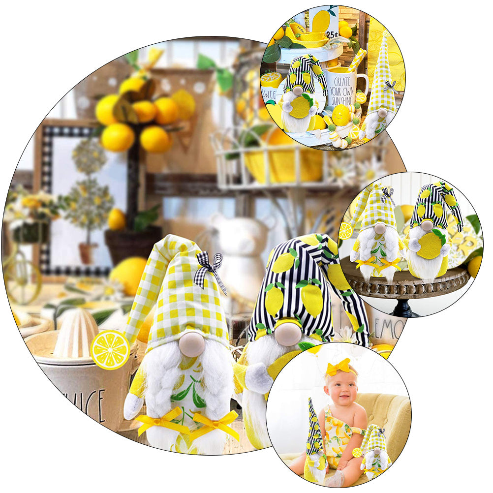 Lemon Faceless Gnome Doll Plush M167