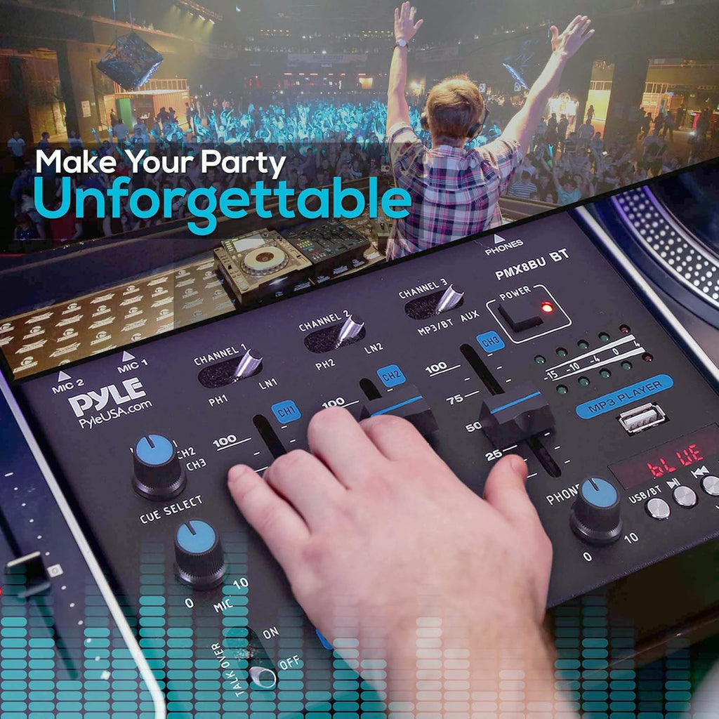 3 Channel Bluetooth DJ Controller Sound Mixer Z274087