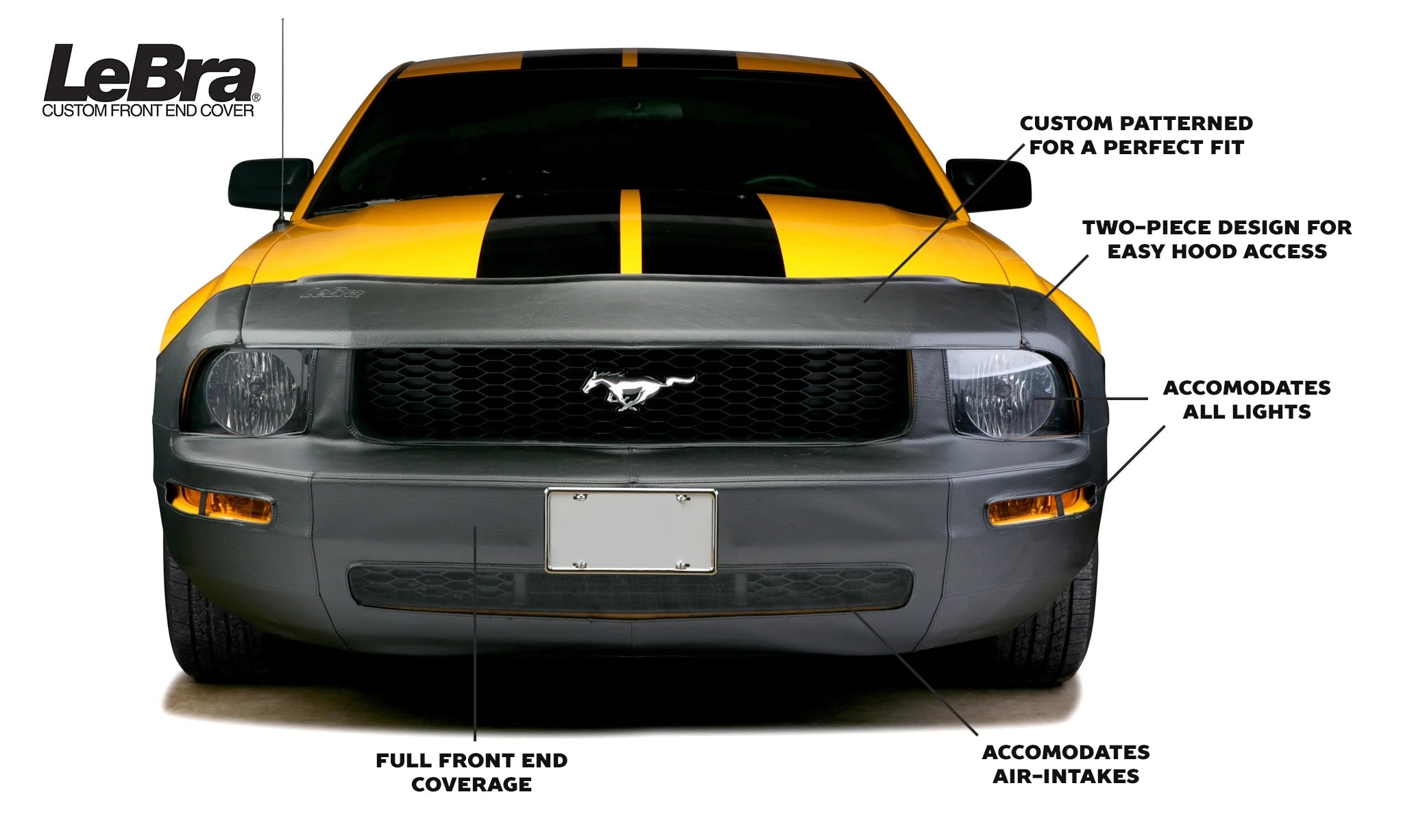 Black Front End Cover for 2010-2012 Subaru Legacy X905076