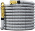 75FT Expandable Garden Hose with Brass Fittings and Jet Nozzle E65507