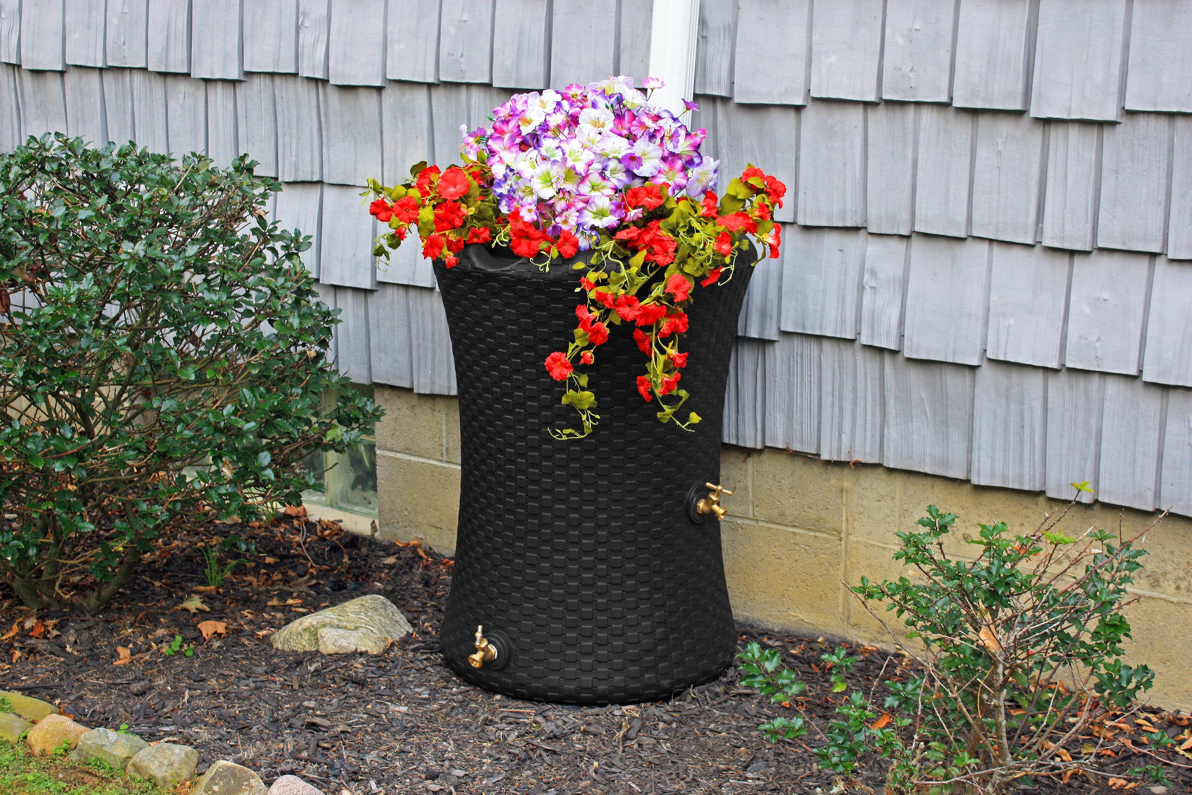 Black 50 Gallon Rain Saver Z81098