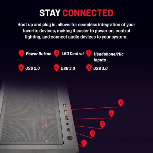 AMD Ryzen 7 5700X 3.4 GHz NVIDIA RTX 4070 1TB NVME SSD 16GB DDR4 RAM 3200 750W Gold PSU 240mm AIO 11AC Wi-Fi Windows 11 Home 64-bit Gaming PC Desktop V6565