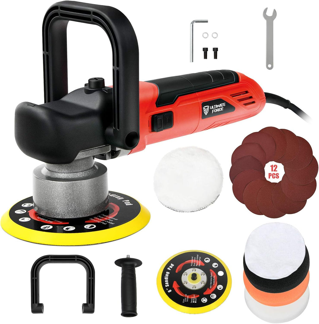 6 Inch Dual Action Random Orbital Car Buffer Polisher B33852