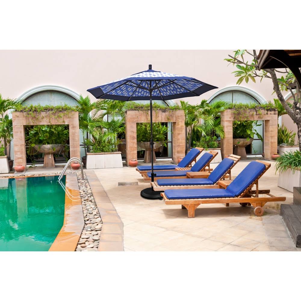 Taupe Brown Aluminum Collar Tilt Patio Umbrella G185641