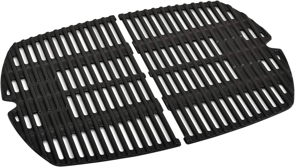 Cast Iron Cooking Grid Grates for Weber Q Series Gas Grill, Pack of 2 N2124