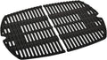 Cast Iron Cooking Grid Grates for Weber Q Series Gas Grill, Pack of 2 N2124