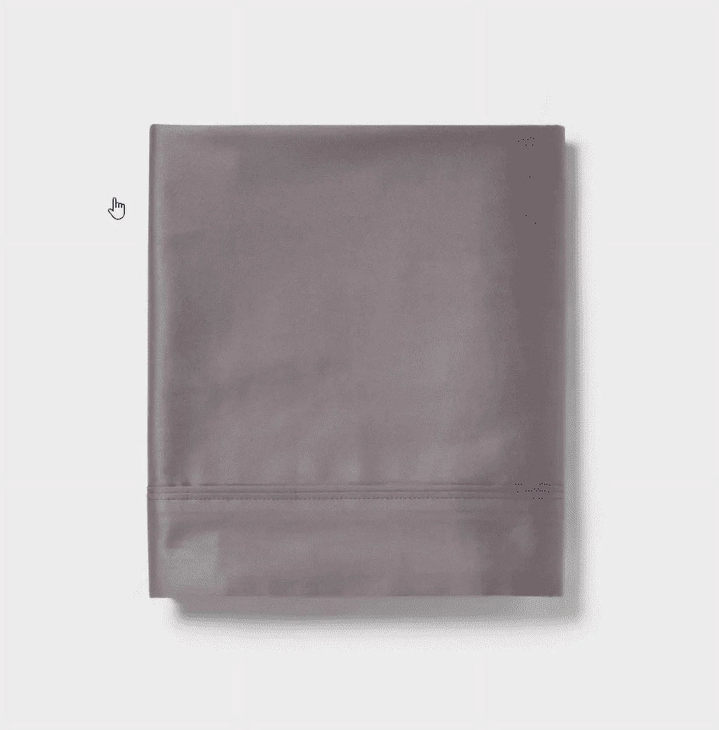King Dark Gray Flat Sheet K75864