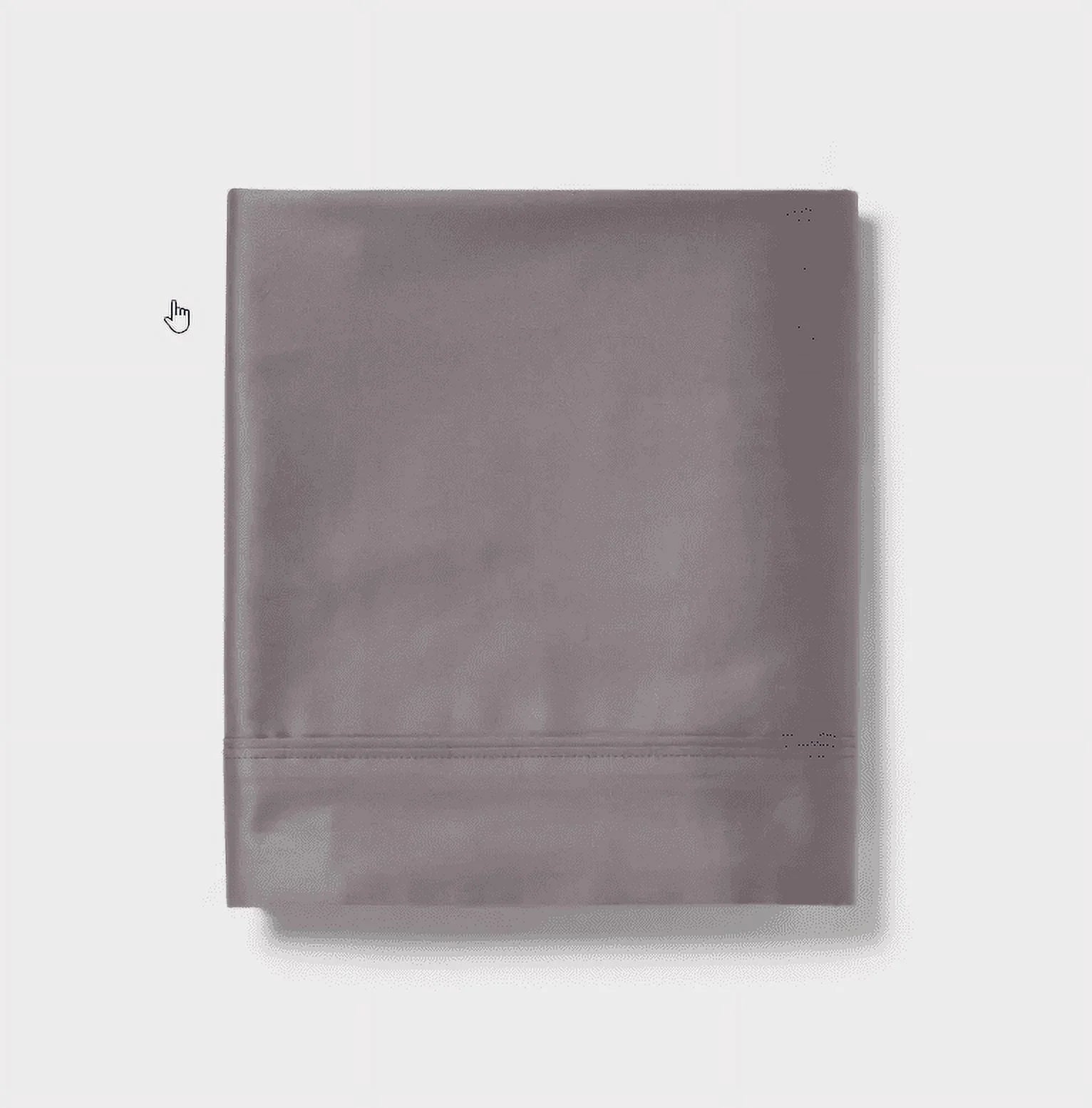King Dark Gray Flat Sheet K75864
