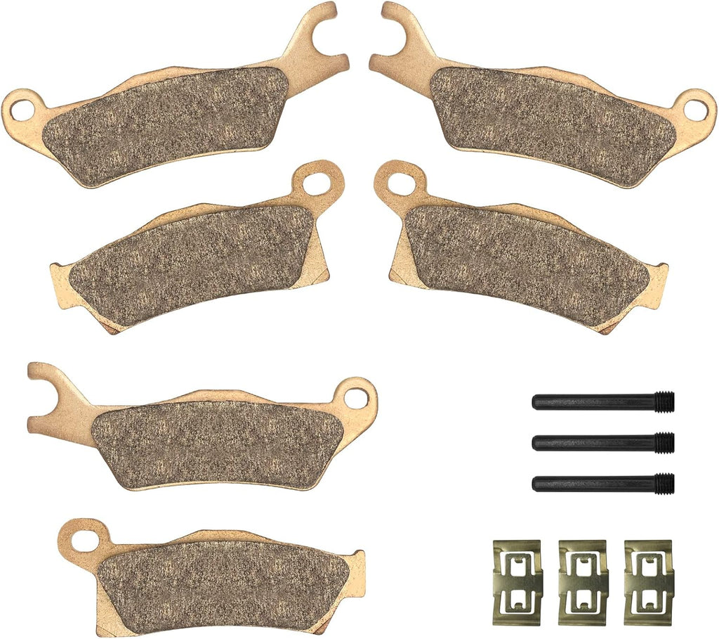 Front & Rear Sintered Brake Pads Pack of 2 (3 Sets) C257