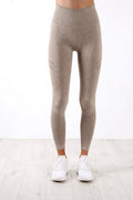 Beige Seamless Tights K87583