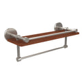IPE Ironwood Shelf with Gallery Rail and Towel Bar I991187