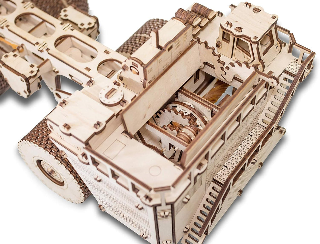 3D Puzzle Mechanical BELAZ 75710 Rubber Band Engine DIY Craft Set Pack of 2 M598