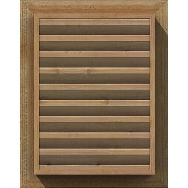 Unfinished Vertical Gable Vent Y2201