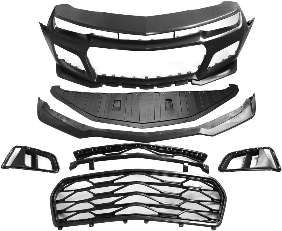 Black PP Front Bumper with Grille for 2014-2015 Chevy Camaro X2009