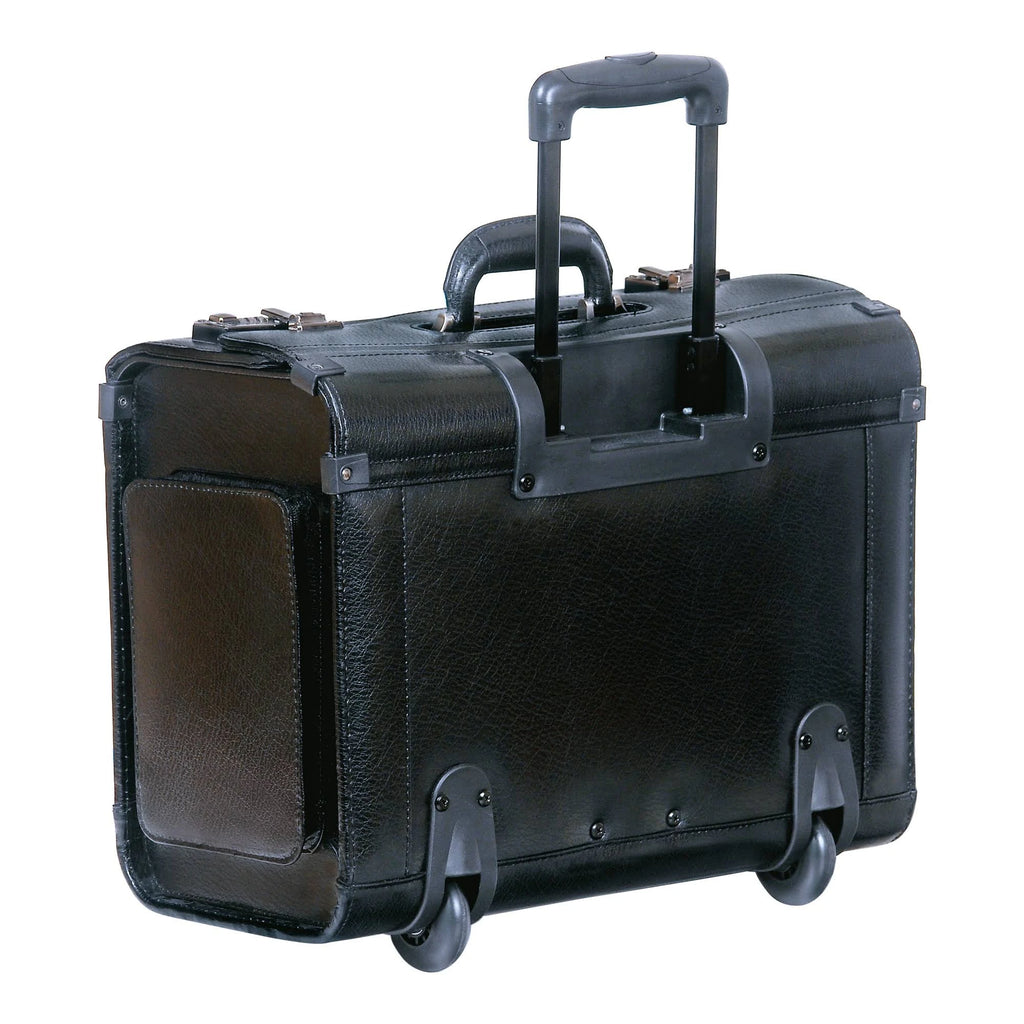 Black Wheeled Laptop Catalog Case Y5104