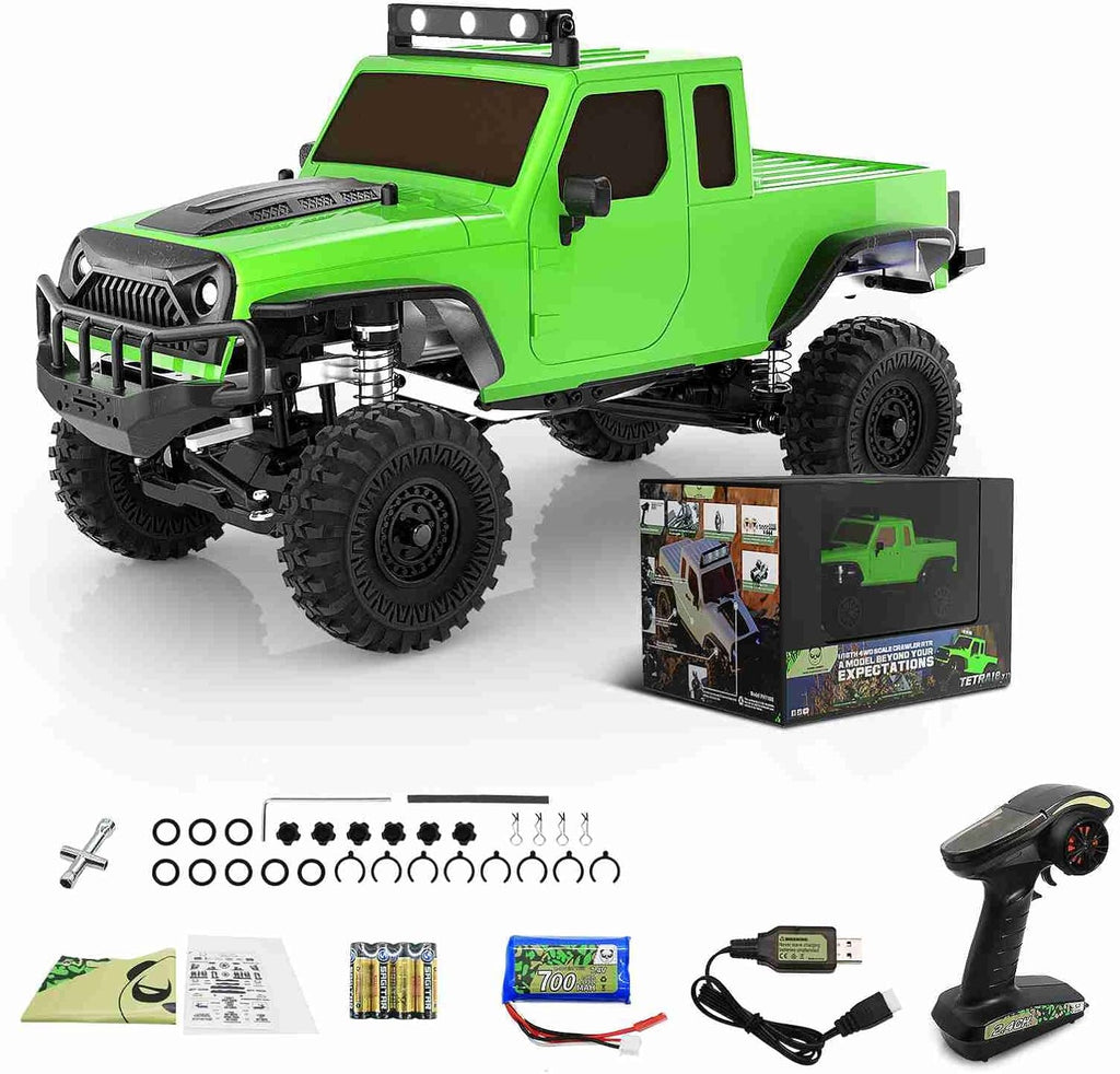Gray 1/18 4WD RTR RC Rock Crawler Truck E145