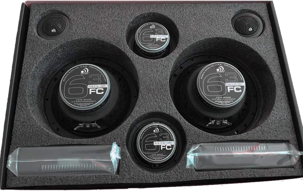 6.5 Inch 3-Way Component Kit Speakers, Pair B33284
