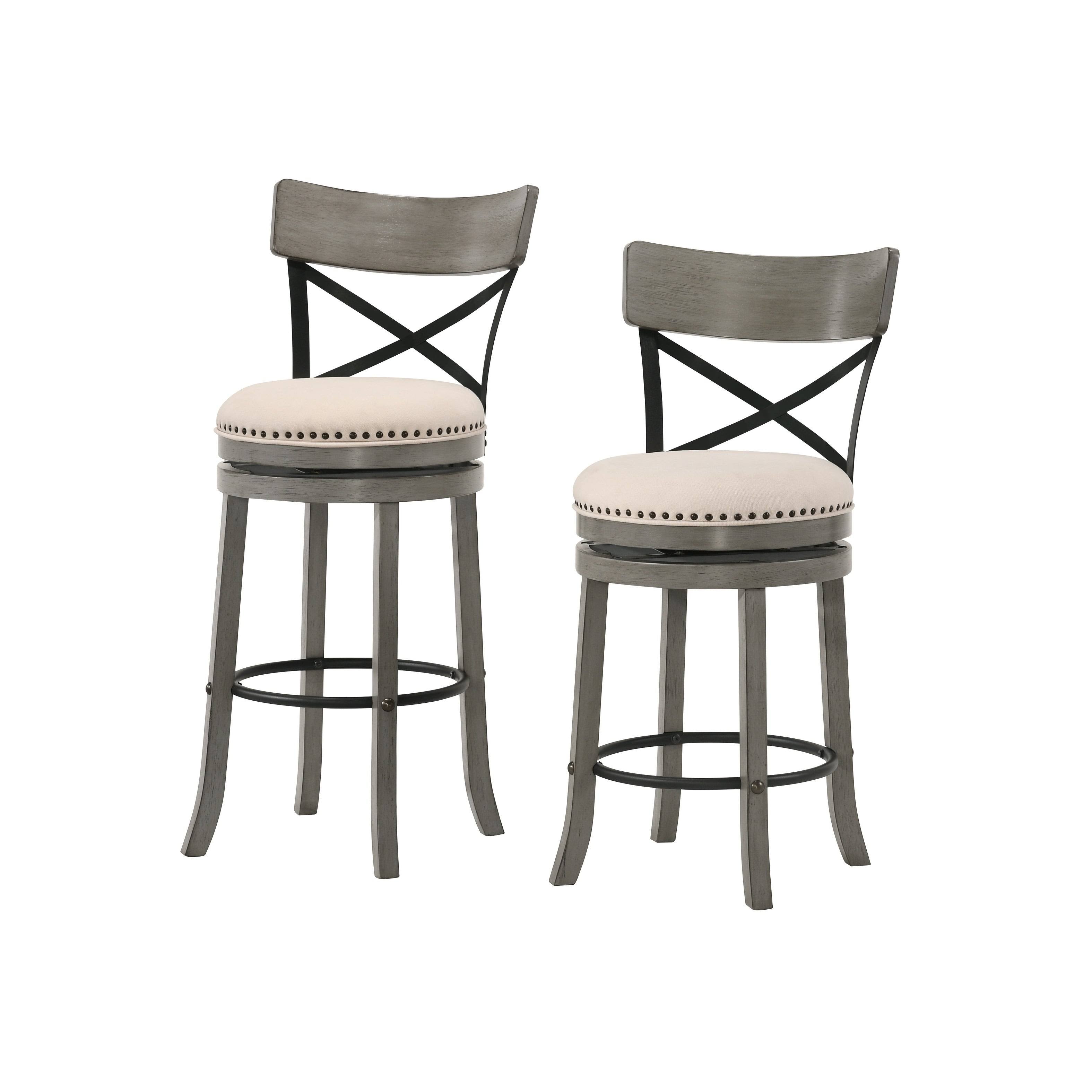 Set of 2 Swivel Barstools A141999